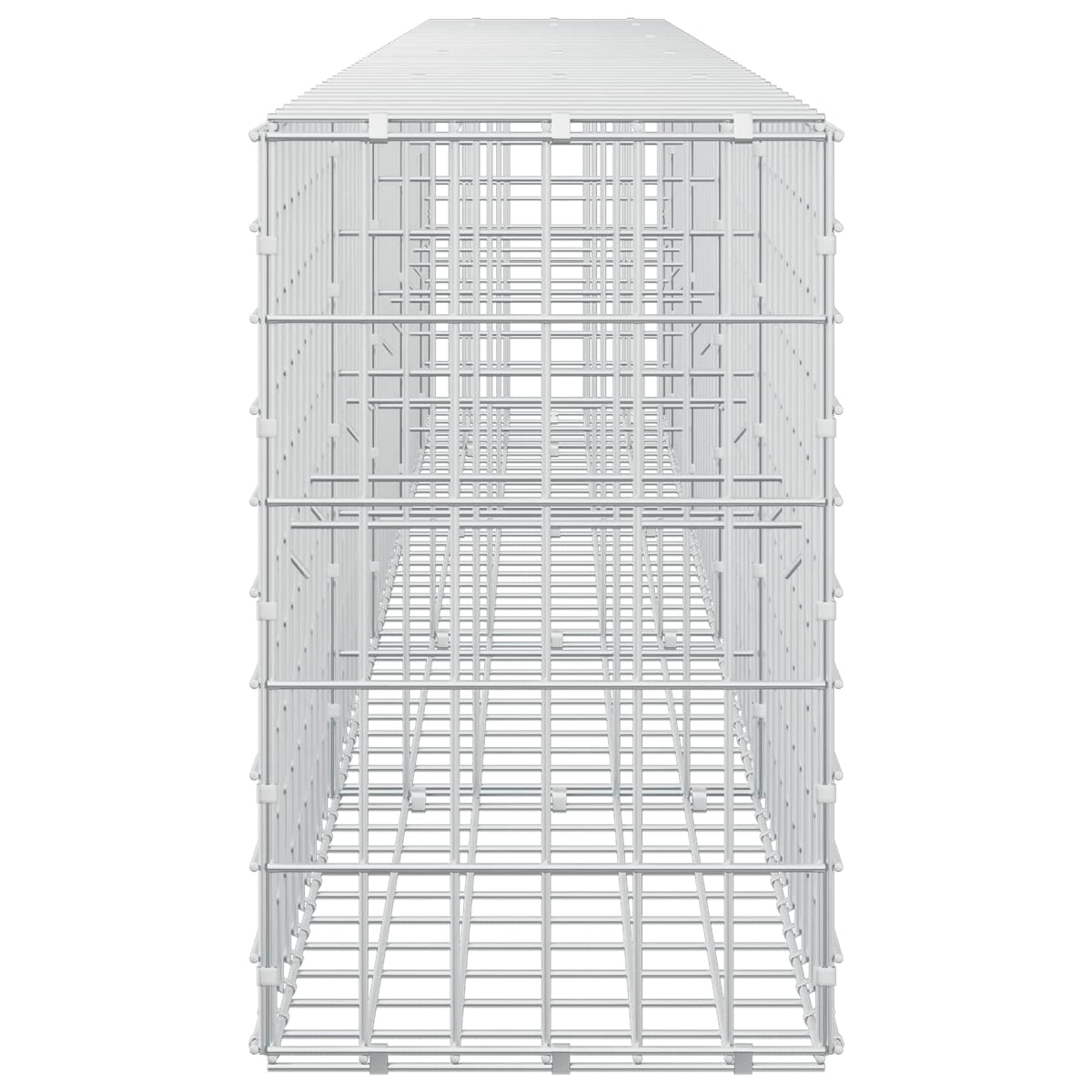 Gabion s žicom debljine 5 mm i mrežom 5x10 cm 450x30x50 cm