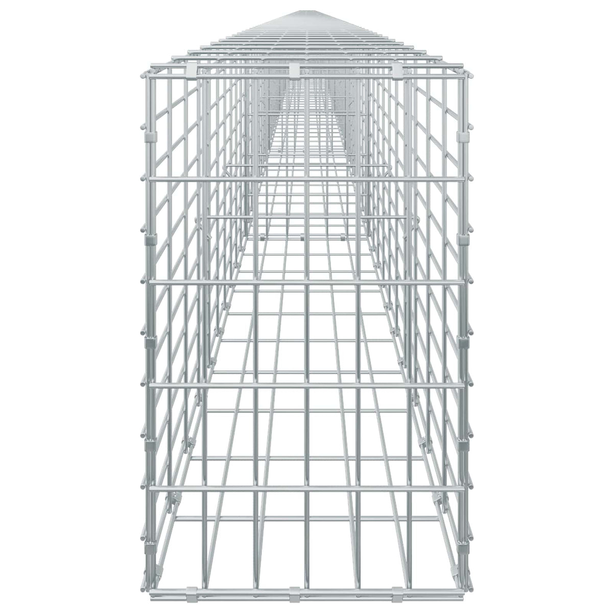 Gabion s žicom debljine 5 mm i mrežom 5x10 cm 1200x30x50 cm