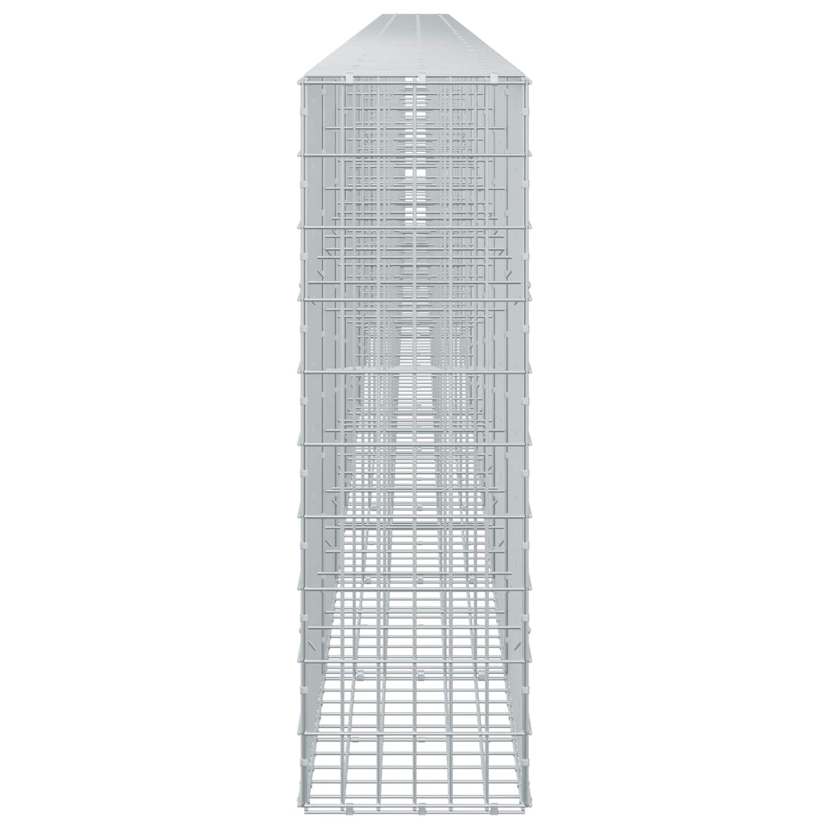Gabion s žicom debljine 5 mm i mrežom 5x10 cm 1200x30x100 cm