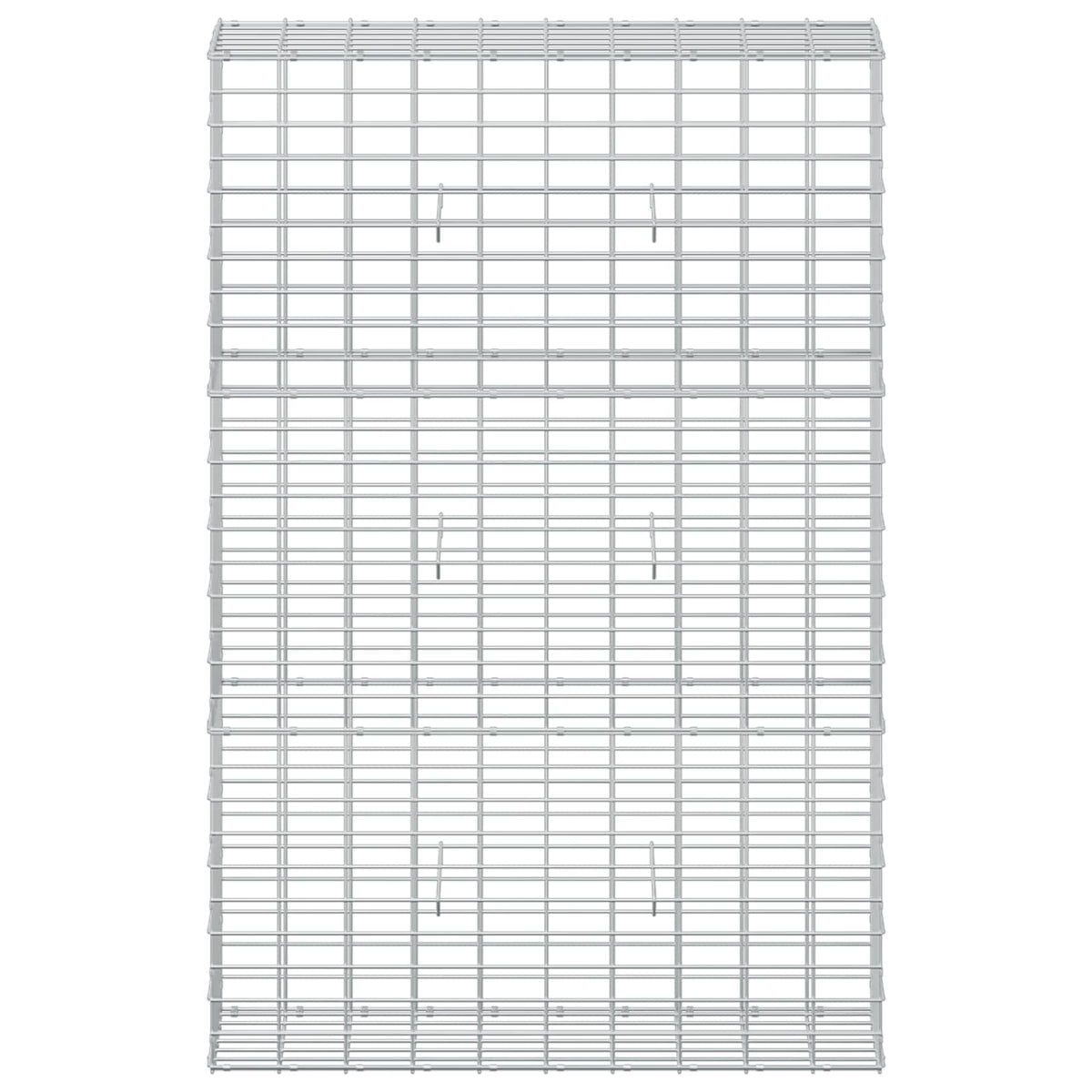 Gabion s žicom debljine 5 mm i mrežom 5x10 cm 100x30x150 cm