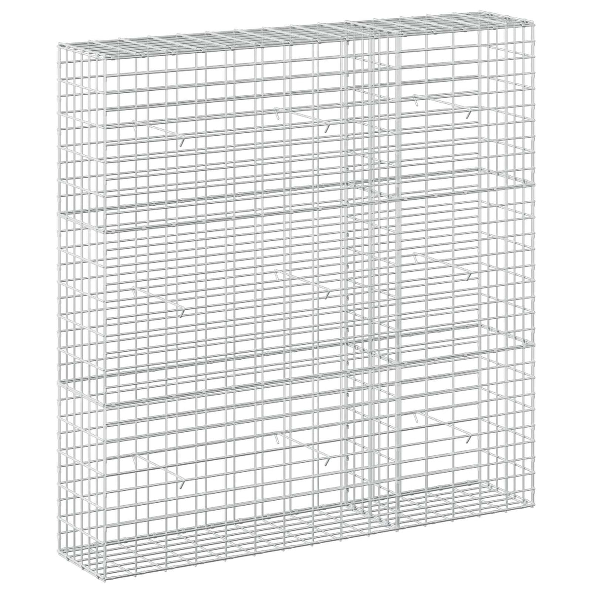 Gabion s žicom debljine 5 mm i mrežom 5x10 cm 150x30x150 cm