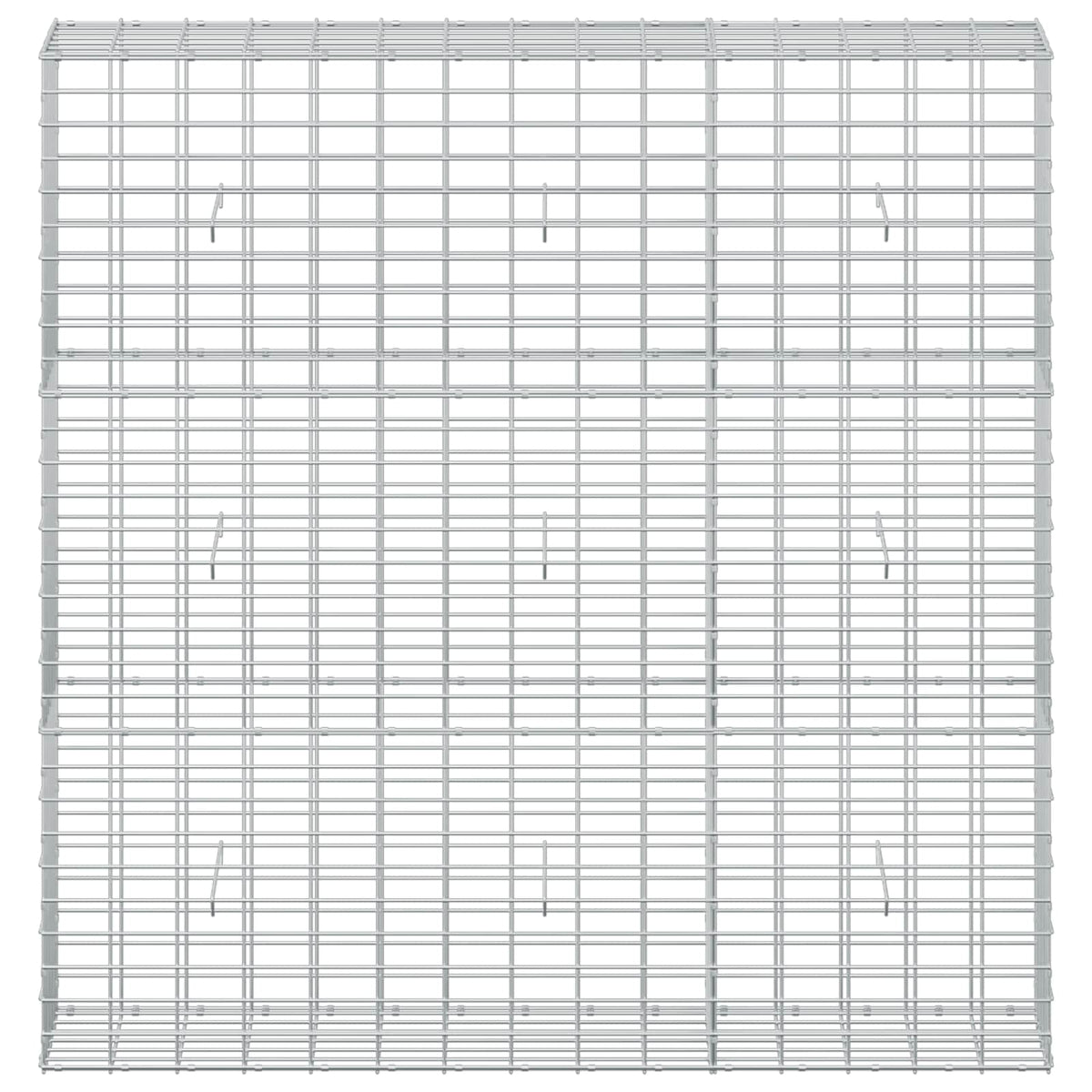 Gabion s žicom debljine 5 mm i mrežom 5x10 cm 150x30x150 cm