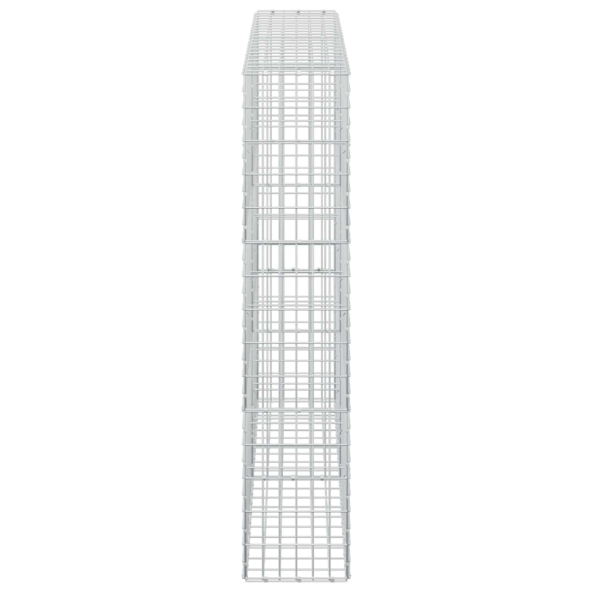 Gabion s žicom debljine 5 mm i mrežom 5x10 cm 200x30x150 cm