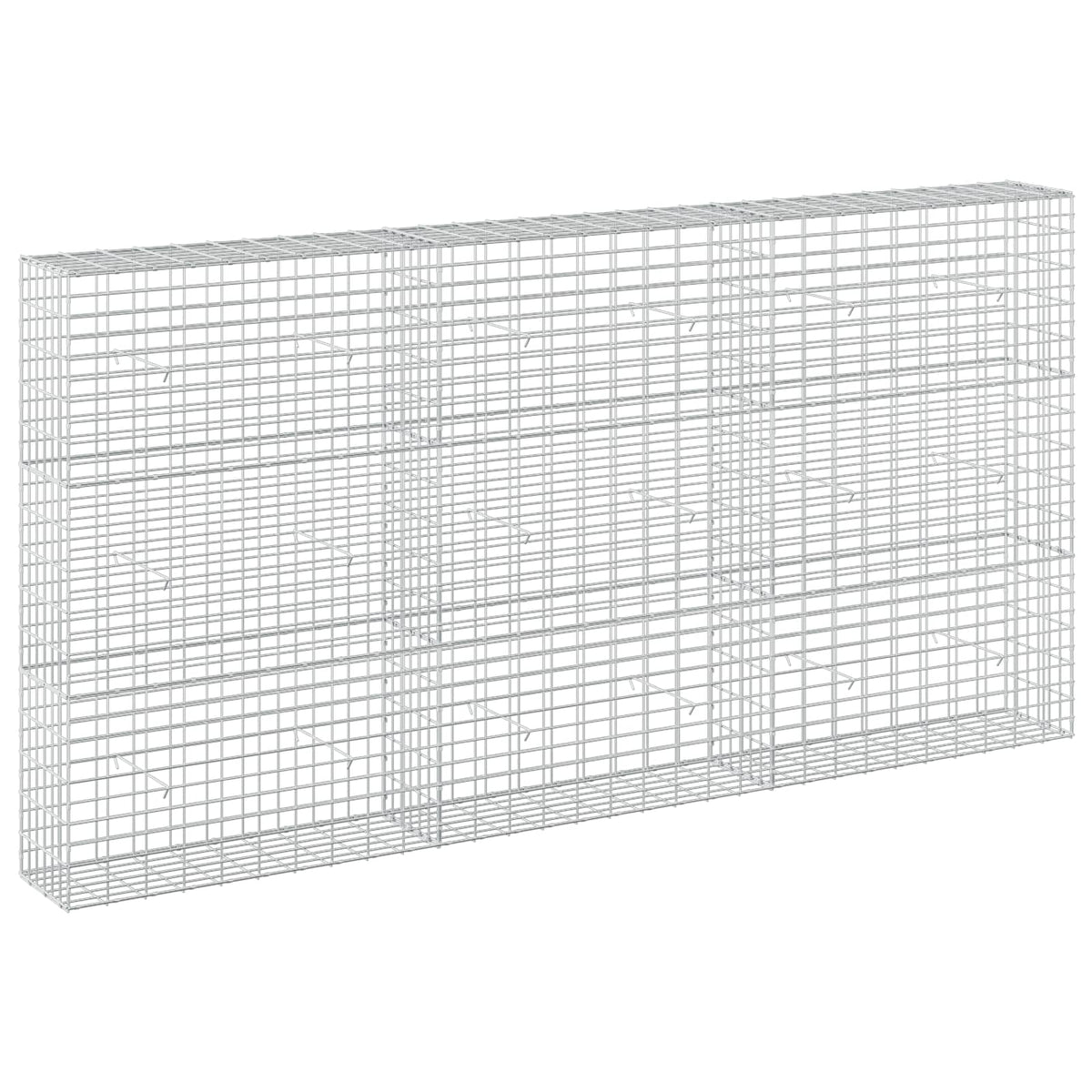 Gabion s žicom debljine 5 mm i mrežom 5x10 cm 300x30x150 cm
