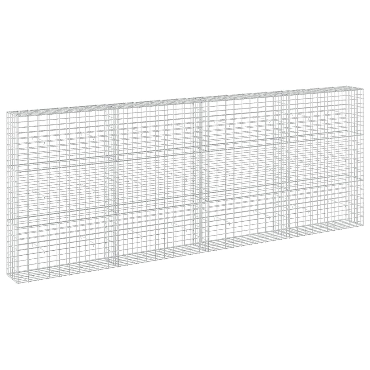 Gabion s žicom debljine 5 mm i mrežom 5x10 cm 400x30x150 cm