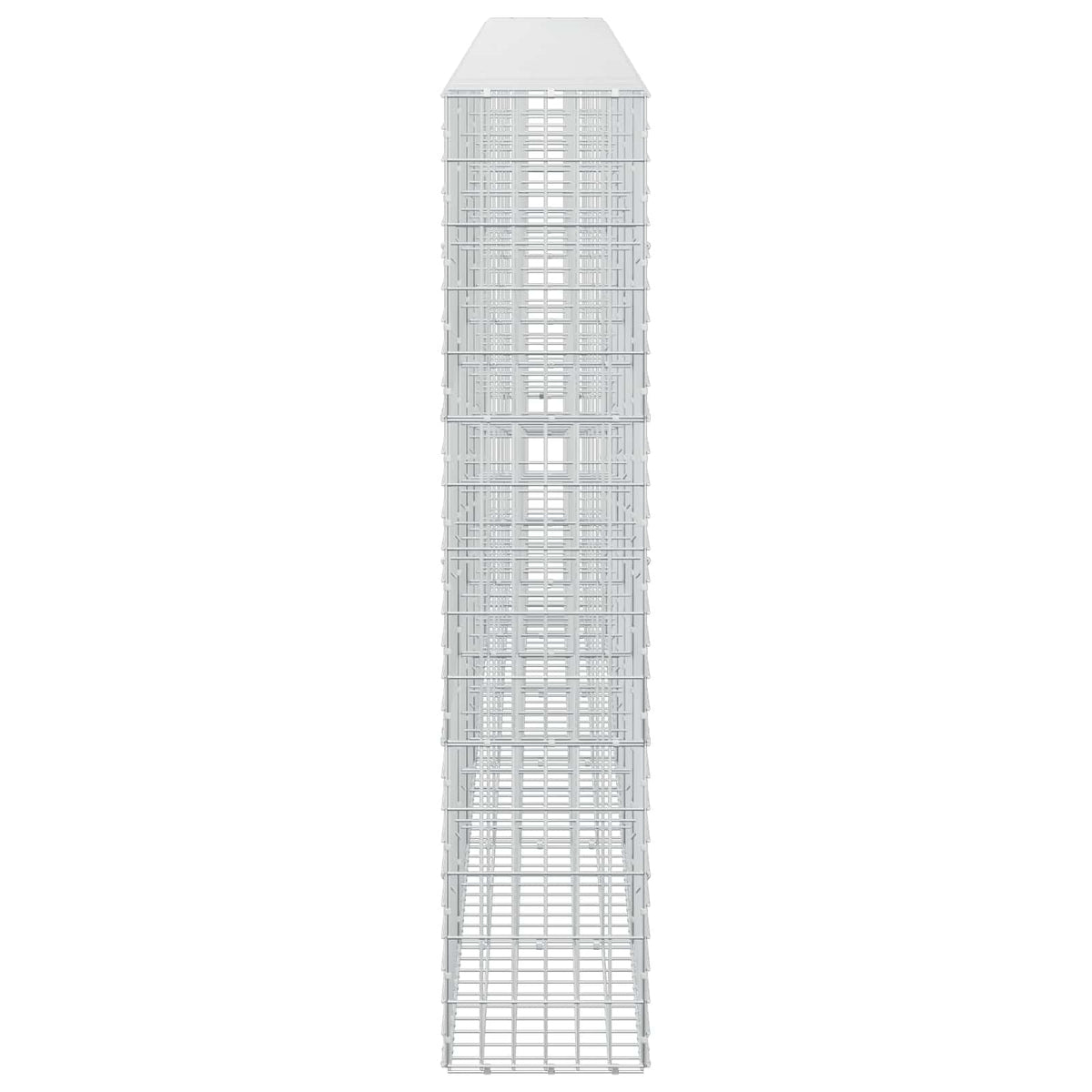 Gabion s žicom debljine 5 mm i mrežom 5x10 cm 600x30x150 cm