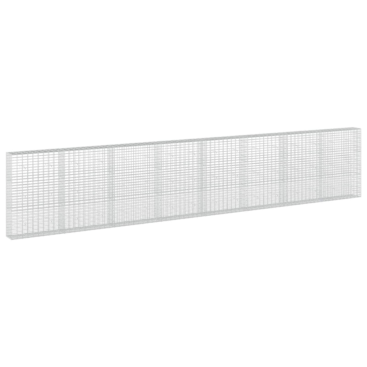 Gabion s žicom debljine 5 mm i mrežom 5x10 cm 800x30x150 cm