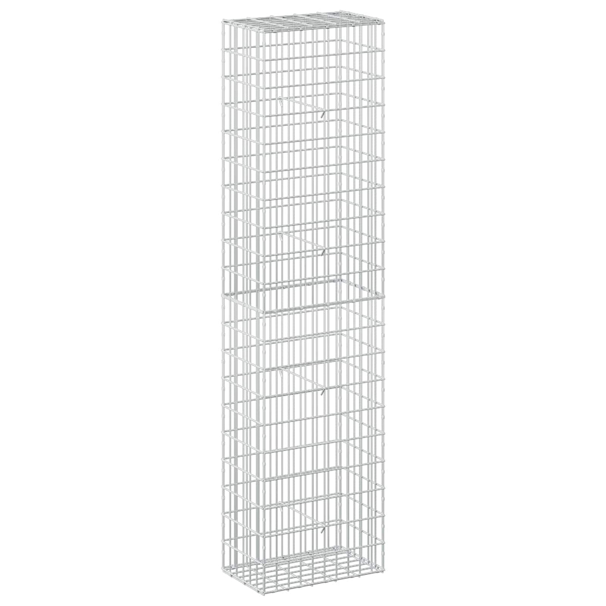 Gabion s žicom debljine 5 mm i mrežom 5x10 cm 50x30x200 cm