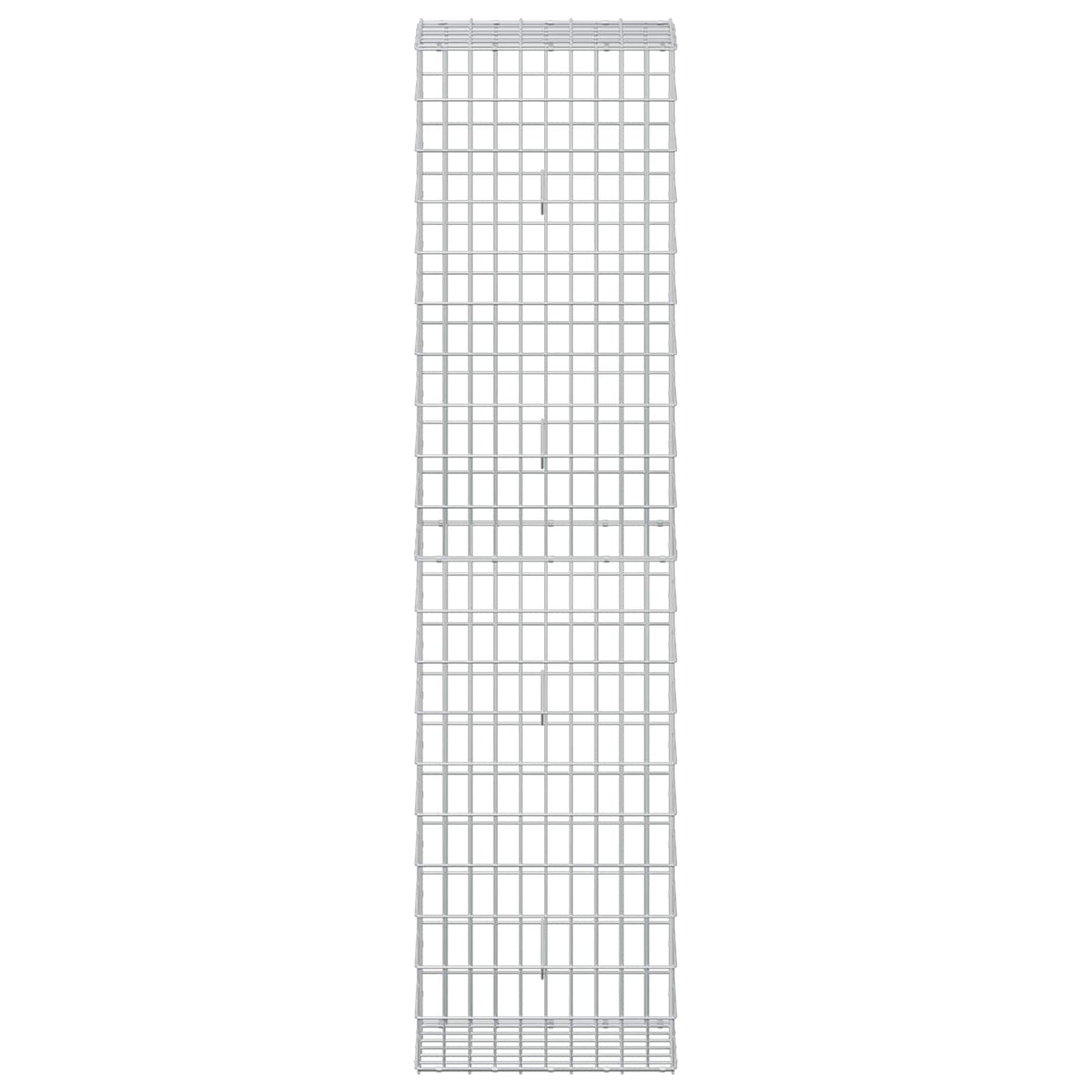 Gabion s žicom debljine 5 mm i mrežom 5x10 cm 50x30x200 cm