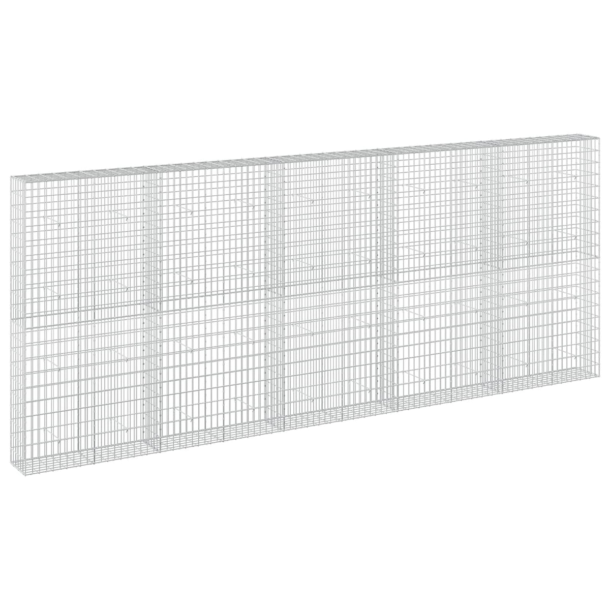 Gabion s žicom debljine 5 mm i mrežom 5x10 cm 500x30x200 cm