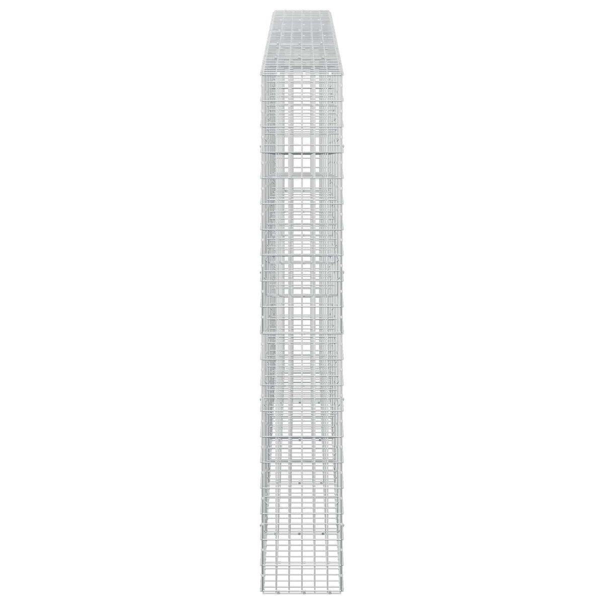 Gabion s žicom debljine 5 mm i mrežom 5x10 cm 500x30x200 cm