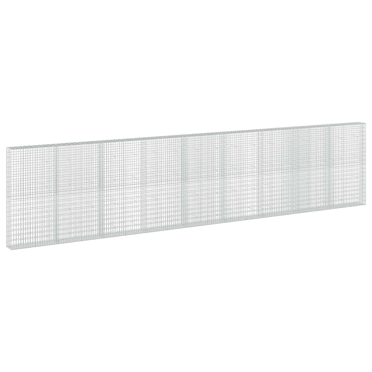 Gabion s žicom debljine 5 mm i mrežom 5x10 cm 900x30x200 cm