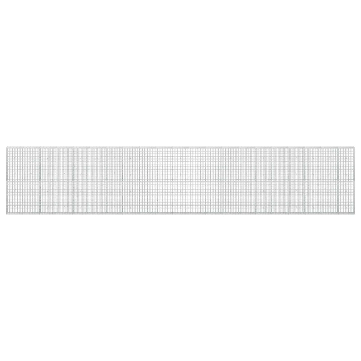 Gabion s žicom debljine 5 mm i mrežom 5x10 cm 1050x30x200 cm