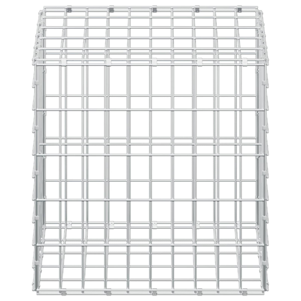 Gabion s žicom debljine 5 mm i mrežom 5x10 cm 50x50x50 cm