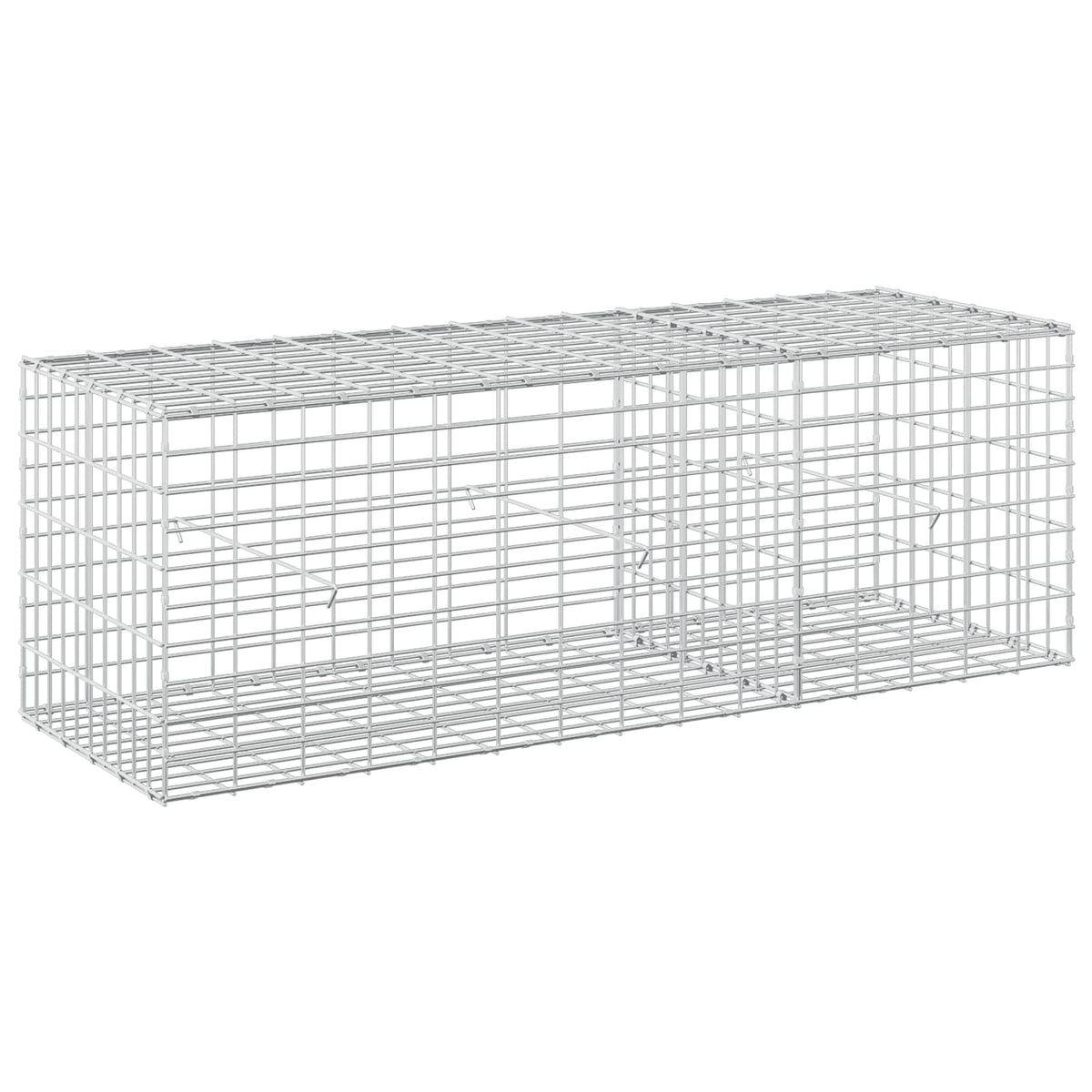 Gabion s žicom debljine 5 mm i mrežom 5x10 cm 150x50x50 cm
