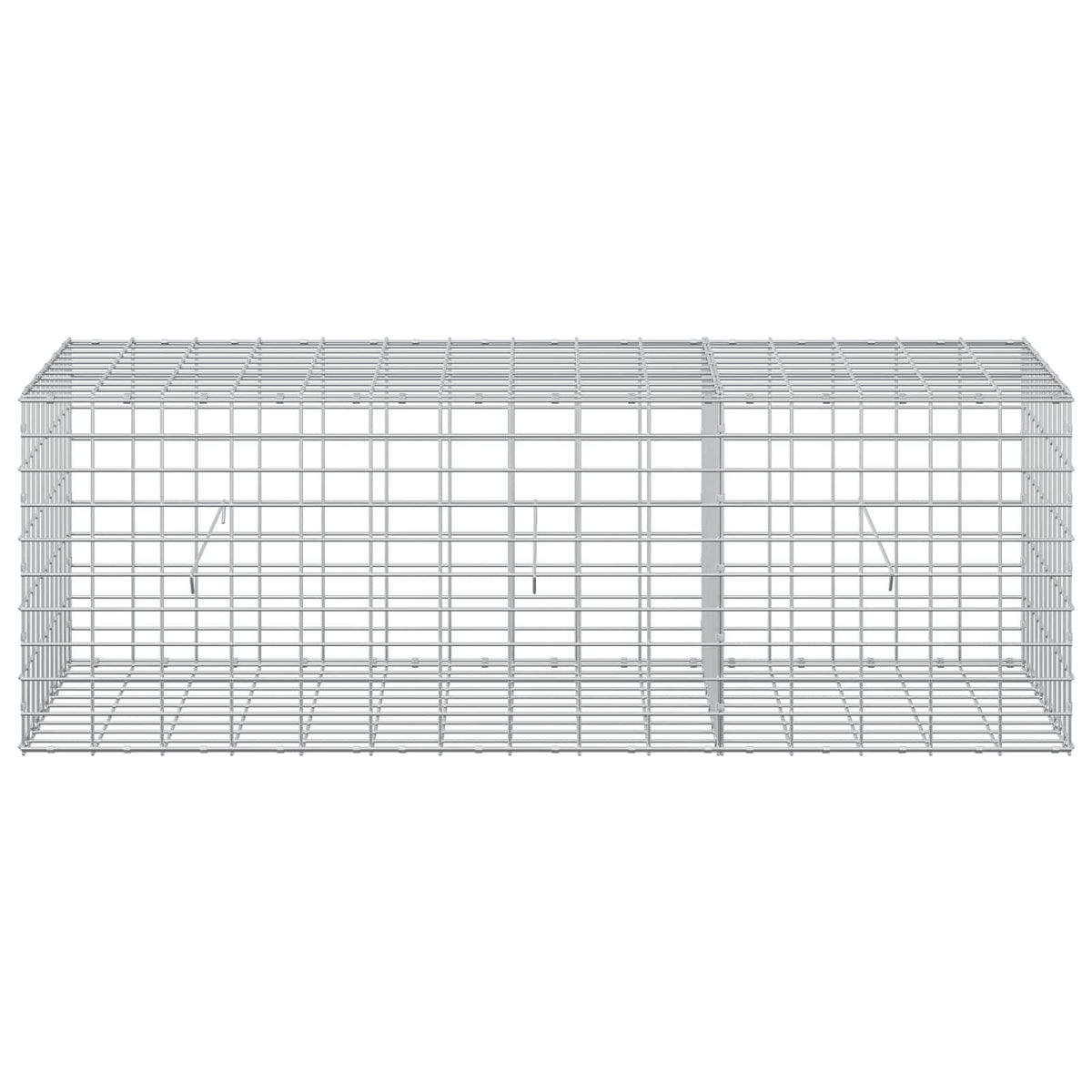 Gabion s žicom debljine 5 mm i mrežom 5x10 cm 150x50x50 cm