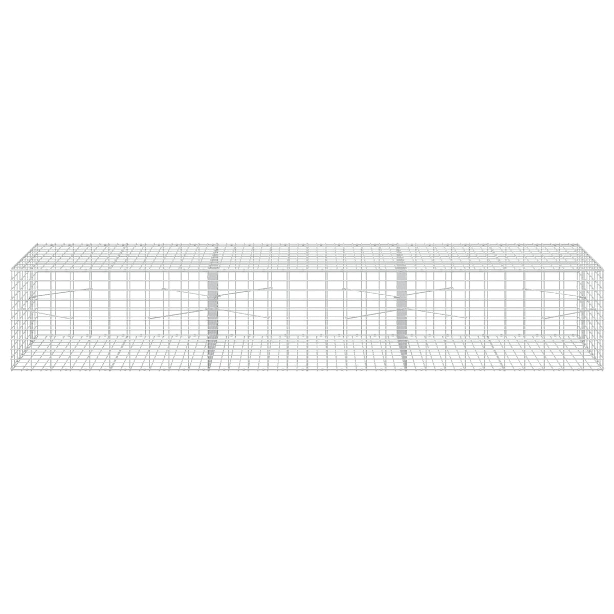 Gabion s žicom debljine 5 mm i mrežom 5x10 cm 300x100x50 cm