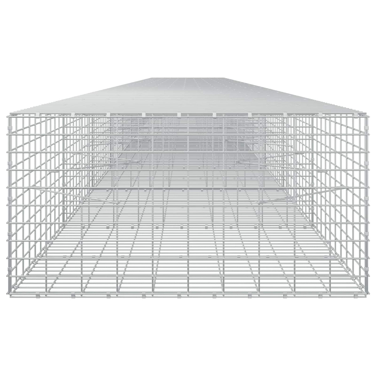 Gabion s žicom debljine 5 mm i mrežom 5x10 cm 900x100x50 cm
