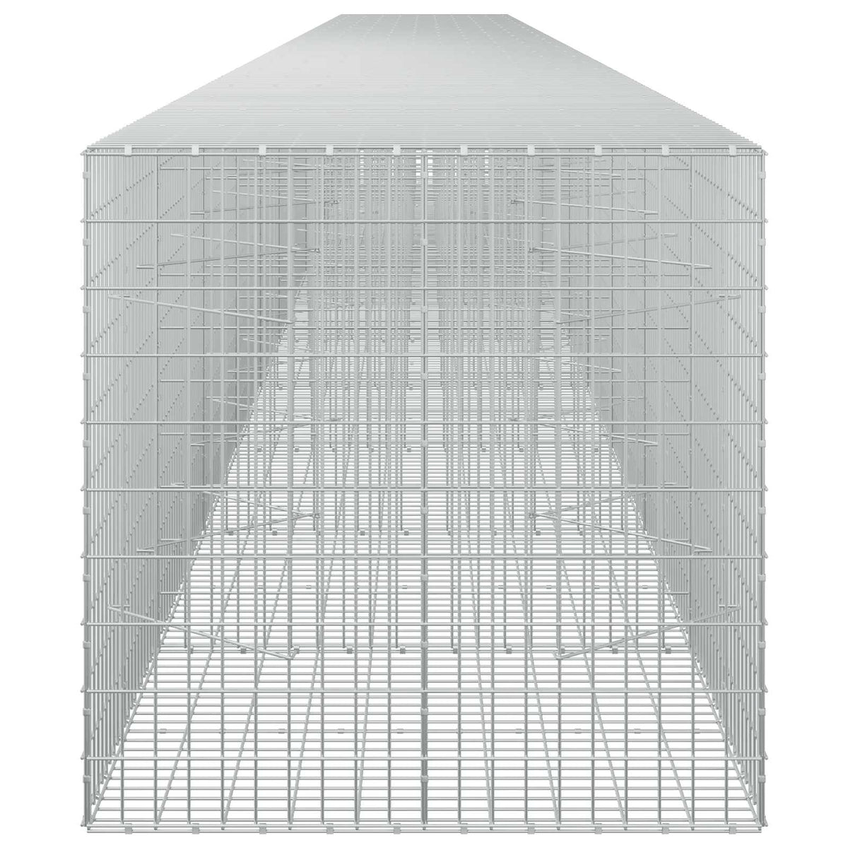 Gabion s žicom debljine 5 mm i mrežom 5x10 cm 1150x100x100 cm