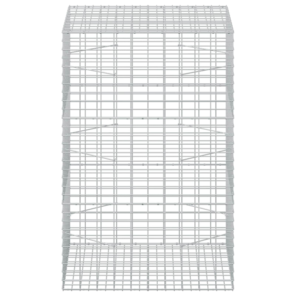 Gabion s žicom debljine 5 mm i mrežom 5x10 cm 100x100x150 cm