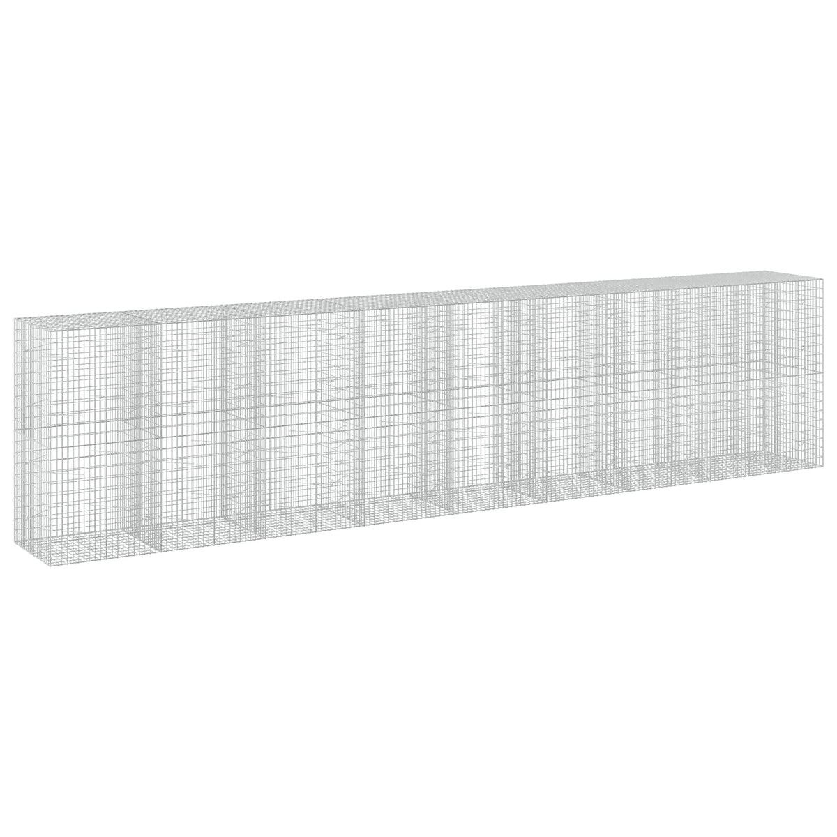 Gabion s žicom debljine 5 mm i mrežom 5x10 cm 850x100x200 cm