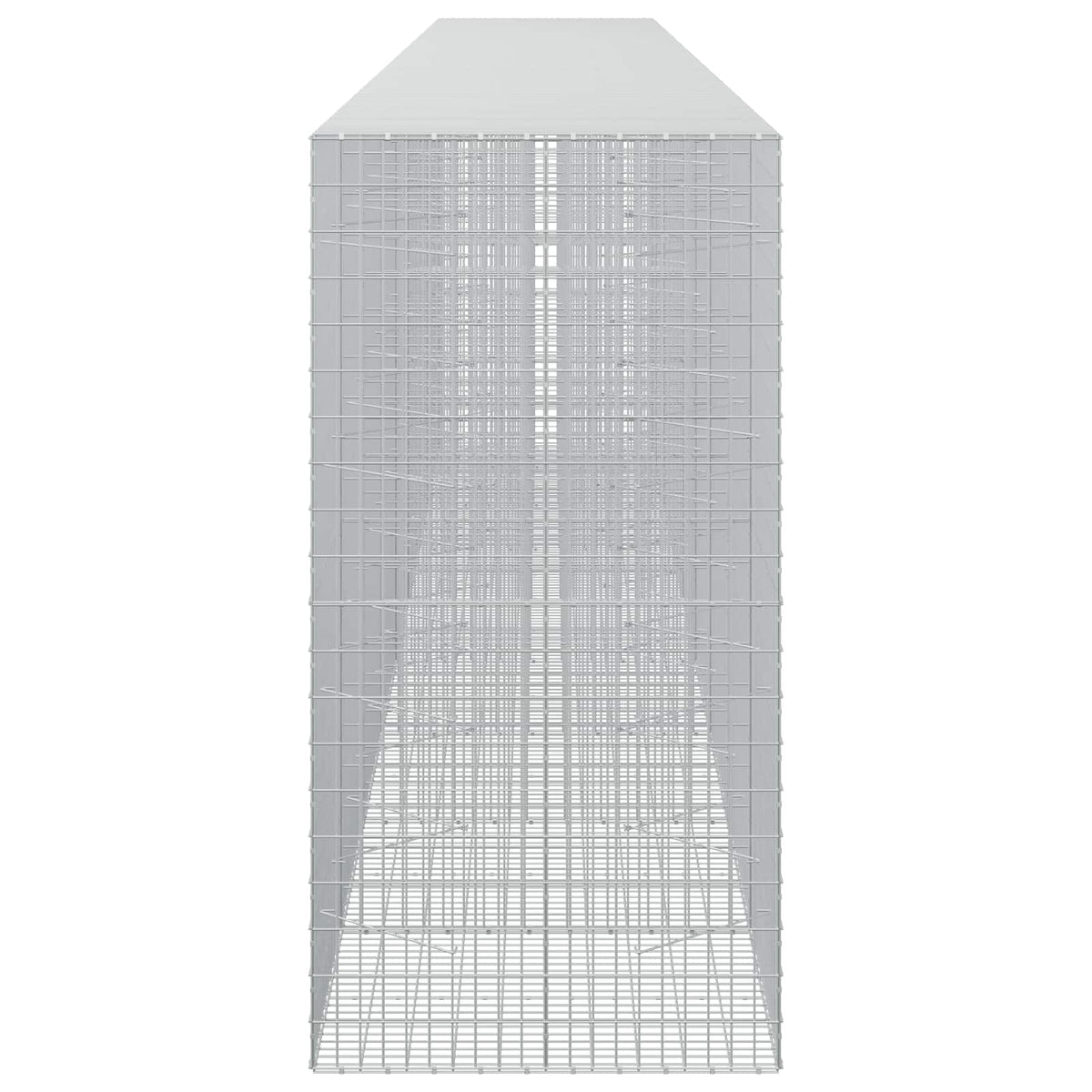 Gabion s žicom debljine 5 mm i mrežom 5x10 cm 850x100x200 cm