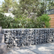 Gabion s žicom debljine 5 mm i mrežom 10x10 cm 150x10x50 cm