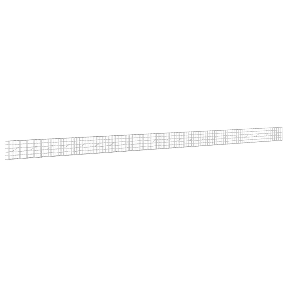 Gabion s žicom debljine 5 mm i mrežom 10x10 cm 1050x10x50 cm
