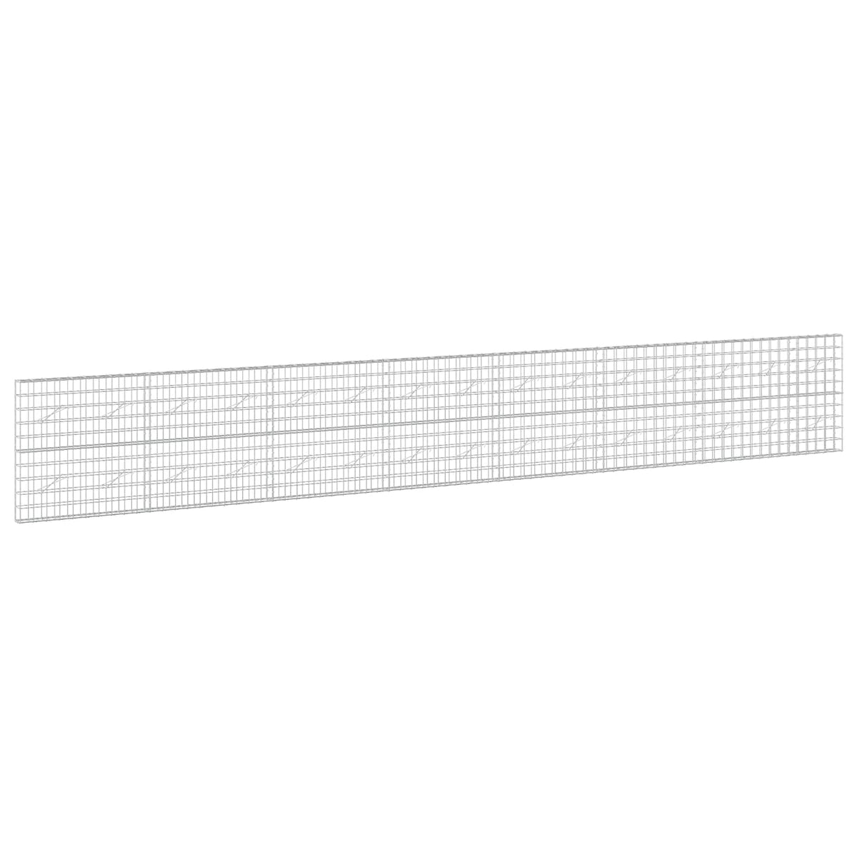 Gabion s žicom debljine 5 mm i mrežom 10x10 cm 750x10x100 cm