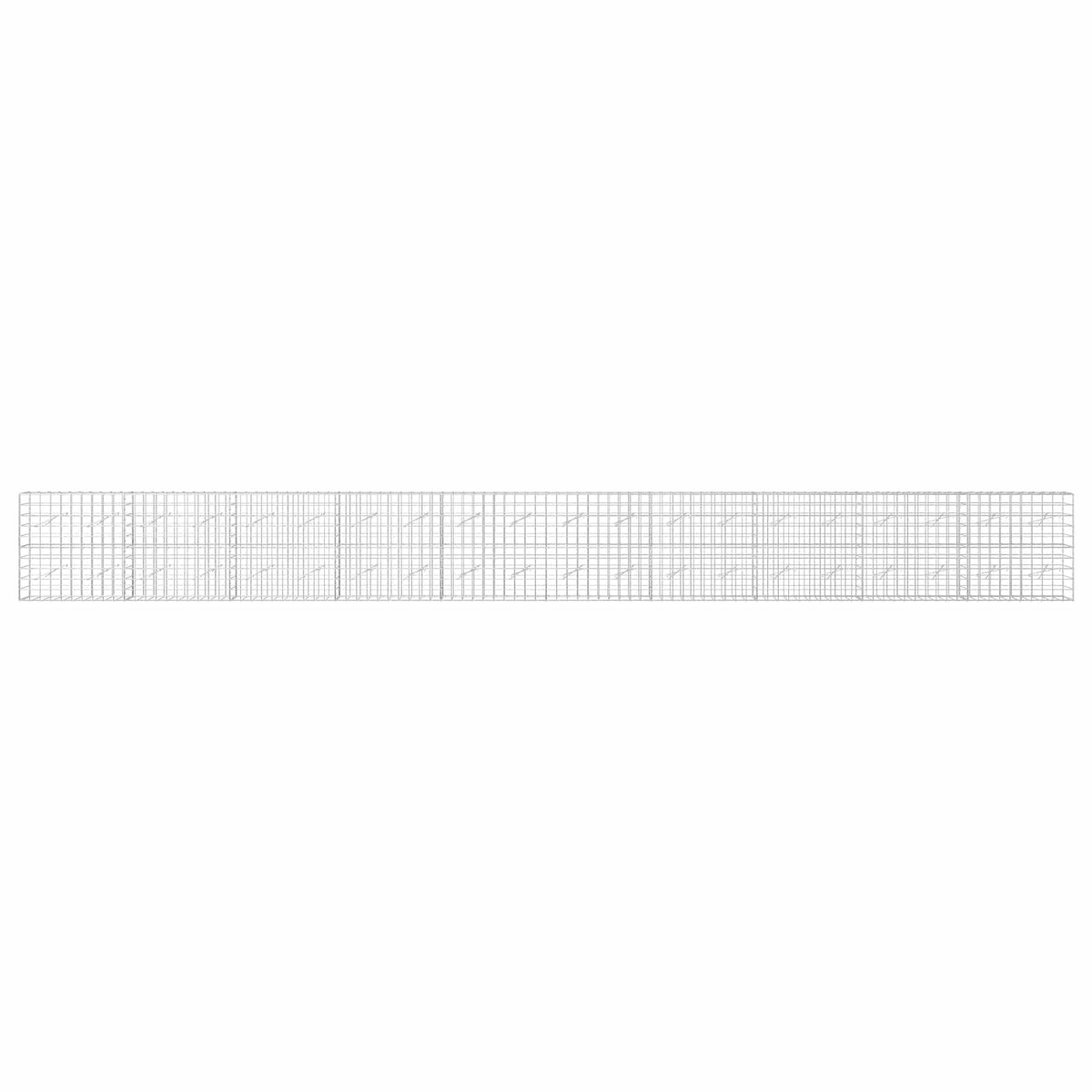 Gabion s žicom debljine 5 mm i mrežom 10x10 cm 1000x10x100 cm