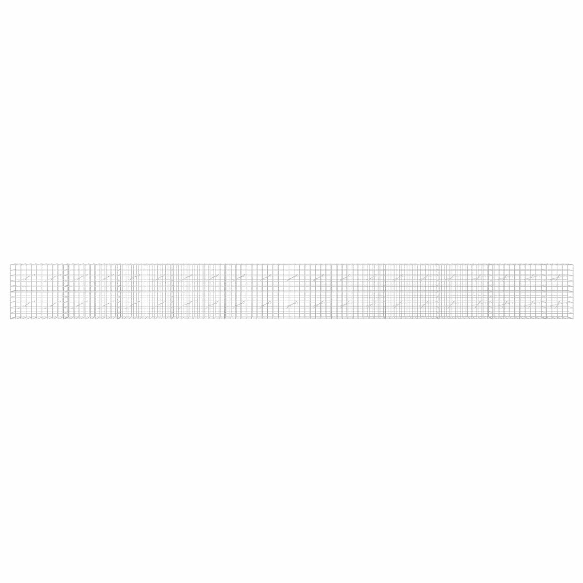 Gabion s žicom debljine 5 mm i mrežom 10x10 cm 1050x10x100 cm