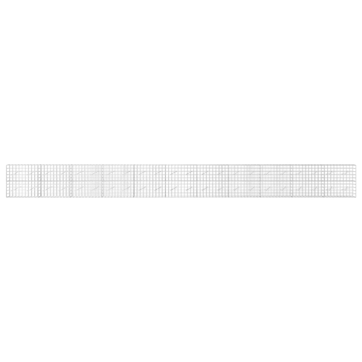 Gabion s žicom debljine 5 mm i mrežom 10x10 cm 1100x10x100 cm