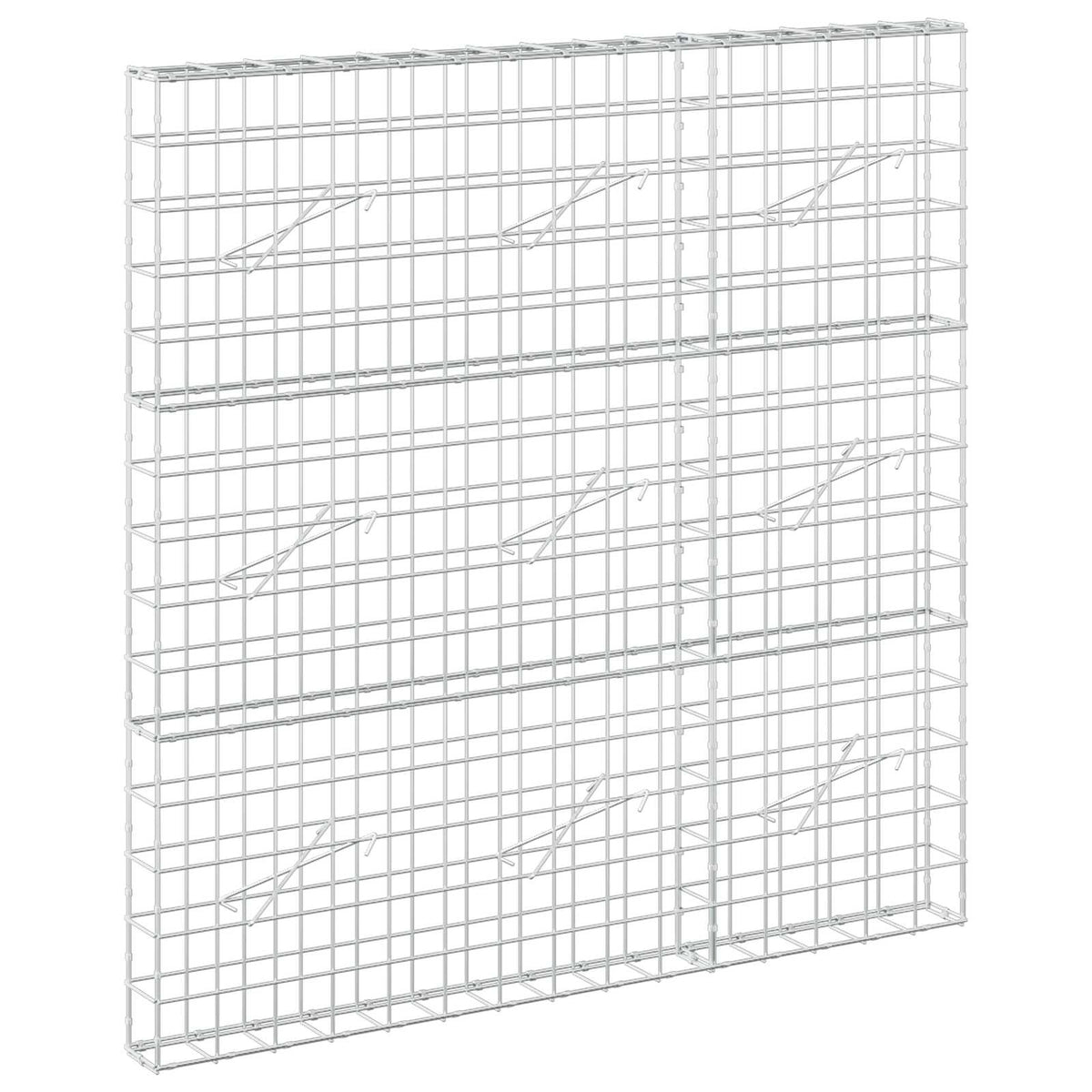 Gabion s žicom debljine 5 mm i mrežom 10x10 cm 150x10x150 cm