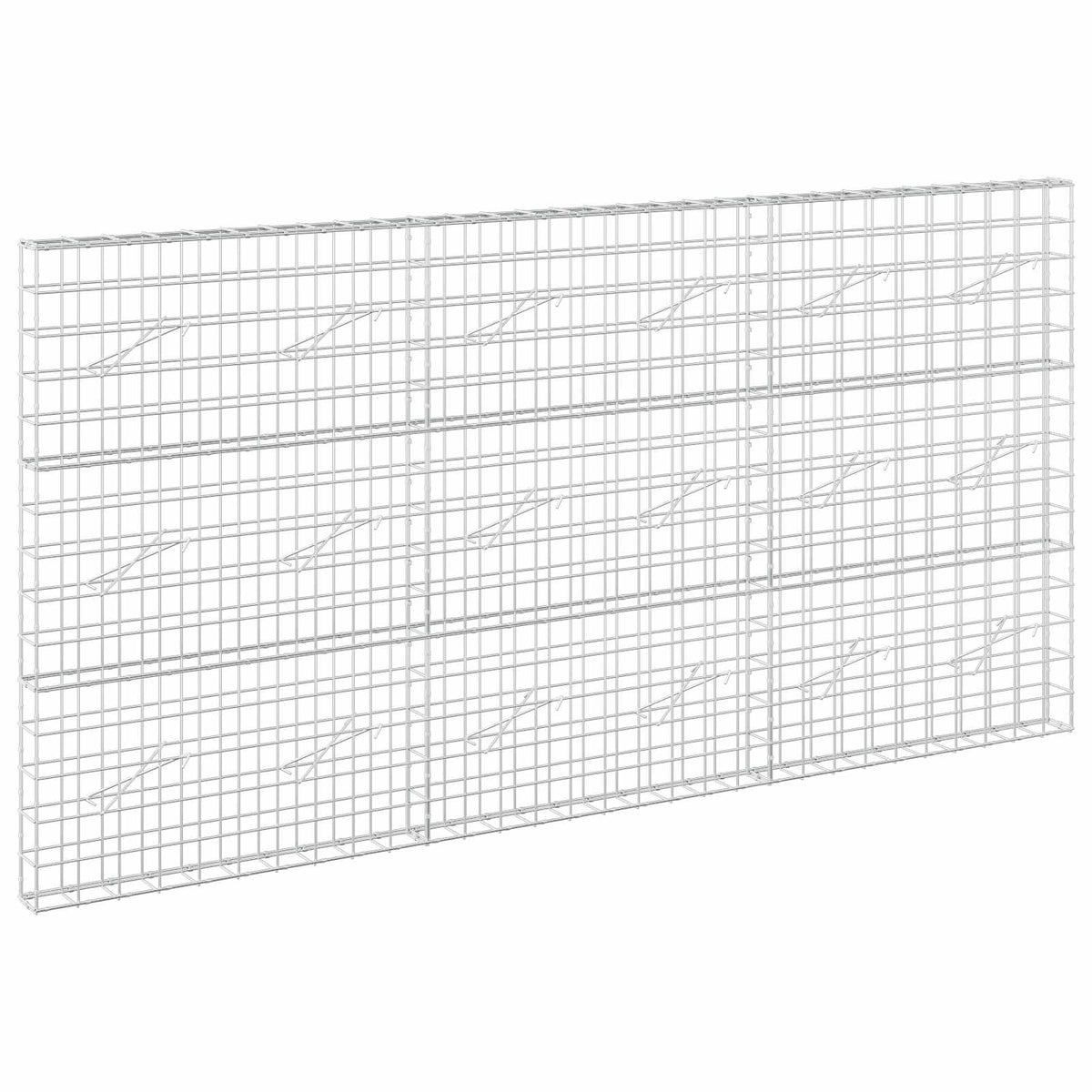 Gabion s žicom debljine 5 mm i mrežom 10x10 cm 300x10x150 cm