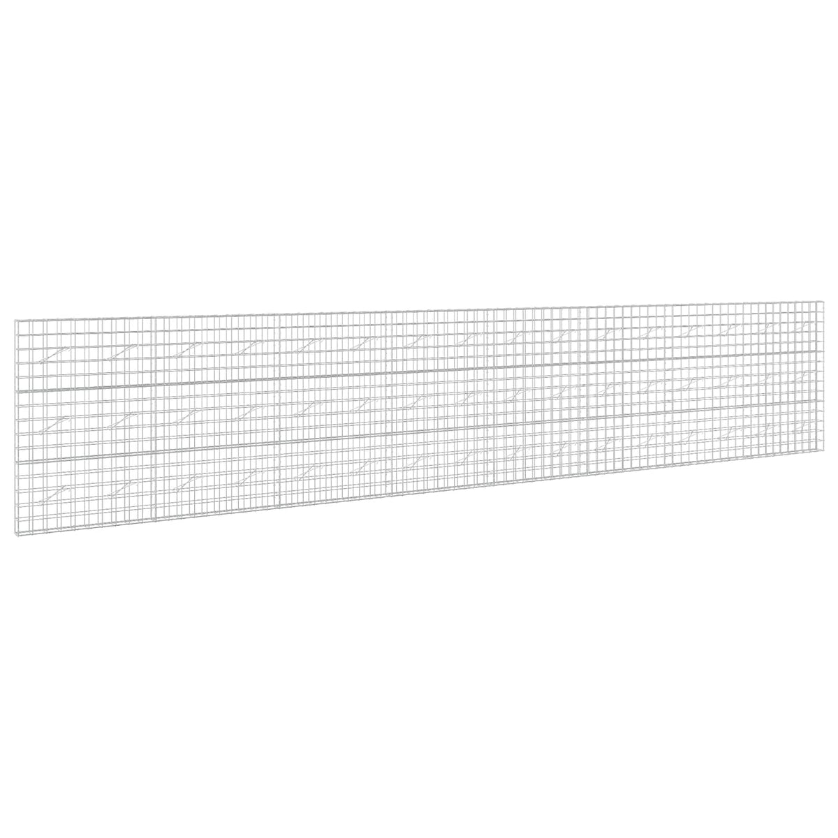 Gabion s žicom debljine 5 mm i mrežom 10x10 cm 800x10x150 cm