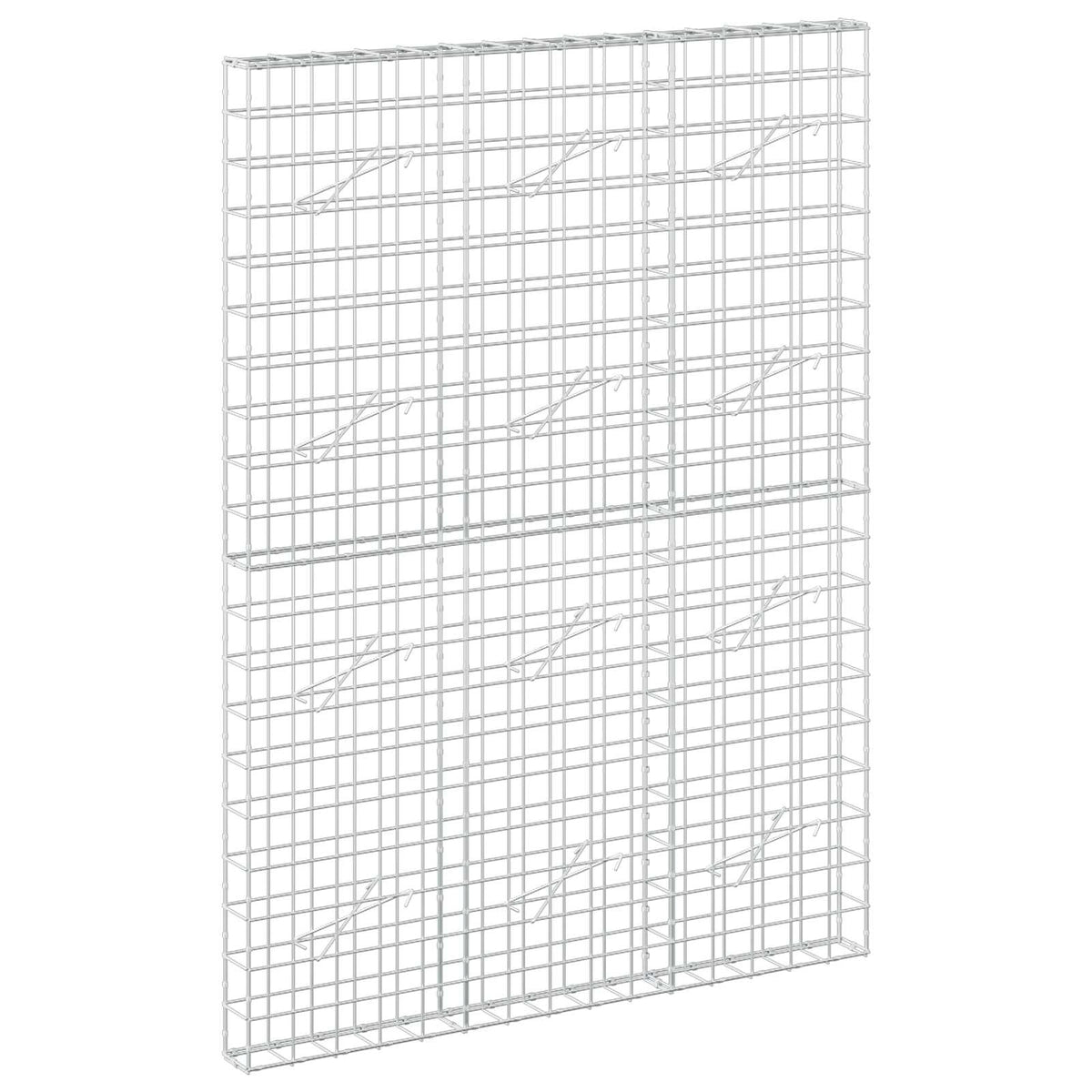 Gabion s žicom debljine 5 mm i mrežom 10x10 cm 150x10x200 cm