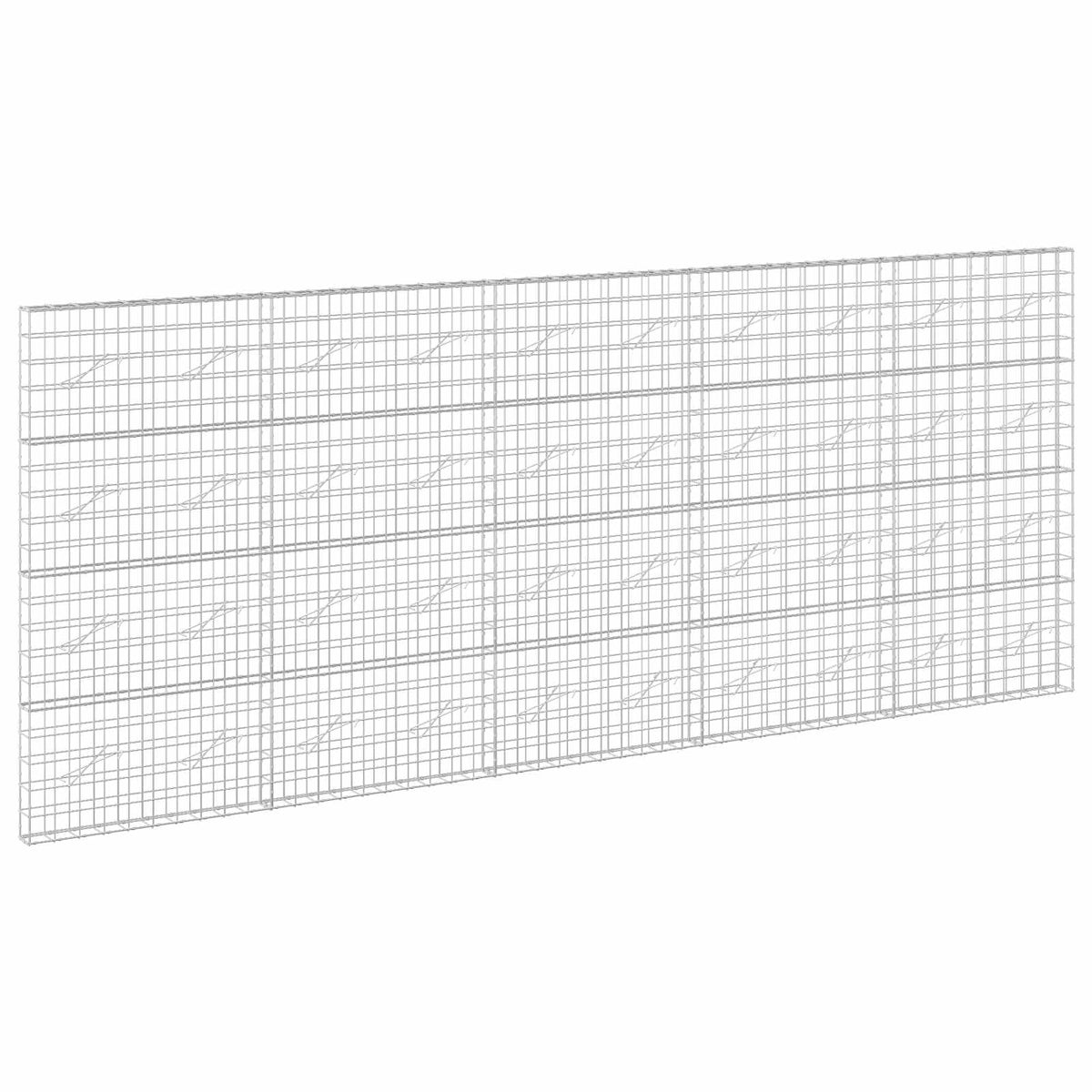 Gabion s žicom debljine 5 mm i mrežom 10x10 cm 500x10x200 cm