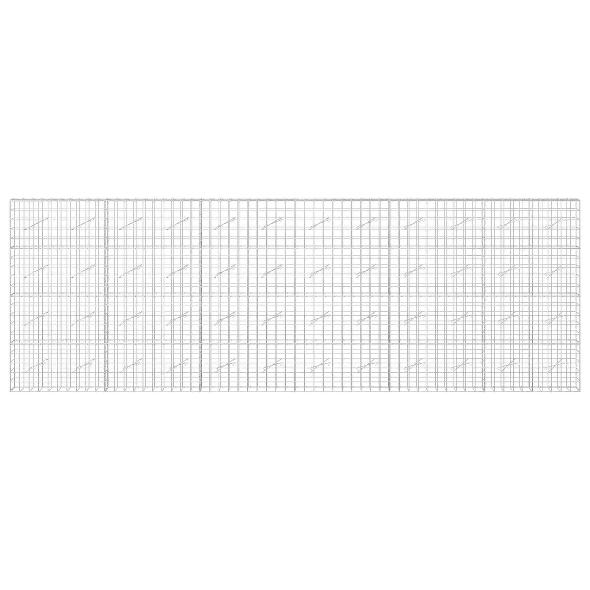 Gabion s žicom debljine 5 mm i mrežom 10x10 cm 600x10x200 cm