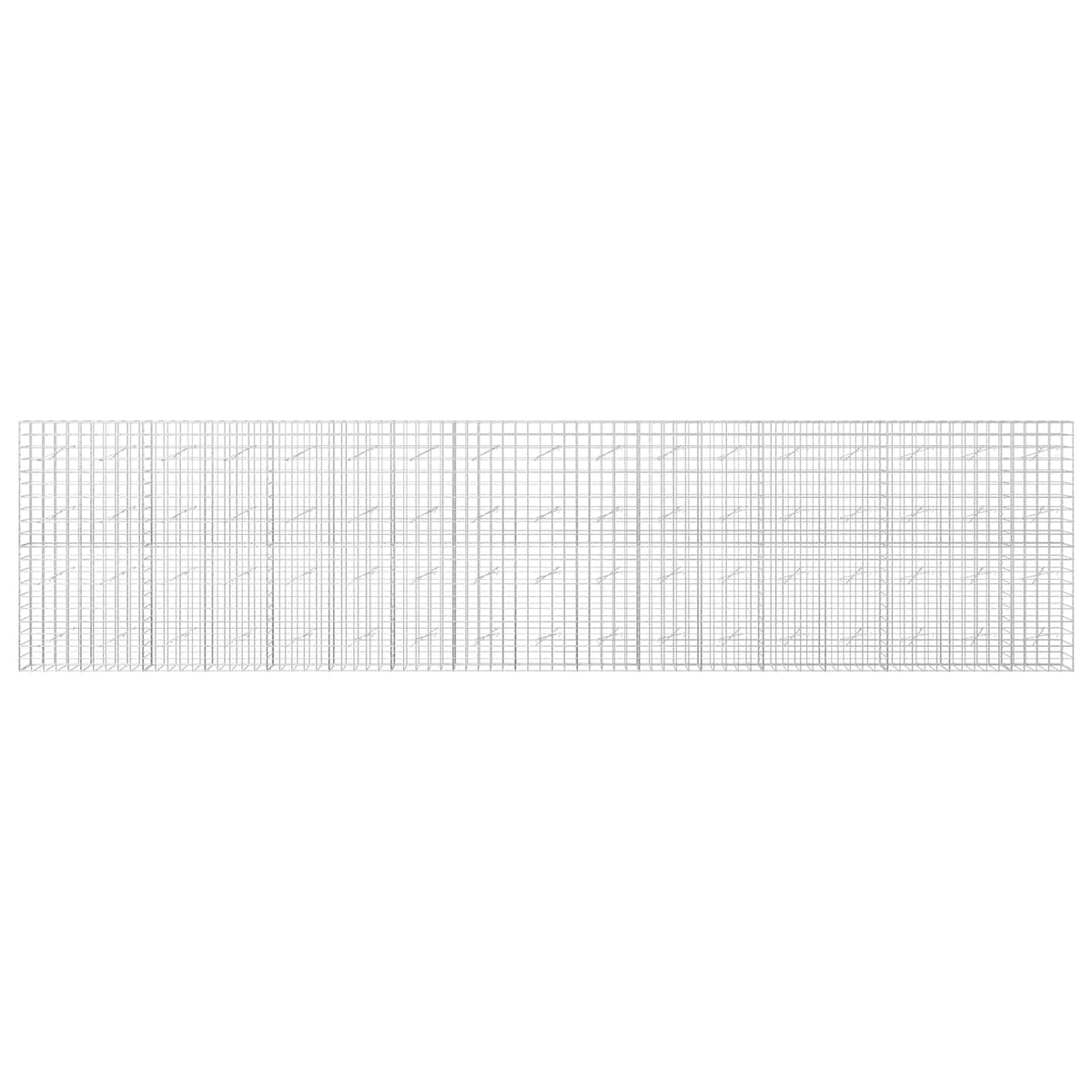Gabion s žicom debljine 5 mm i mrežom 10x10 cm 850x10x200 cm
