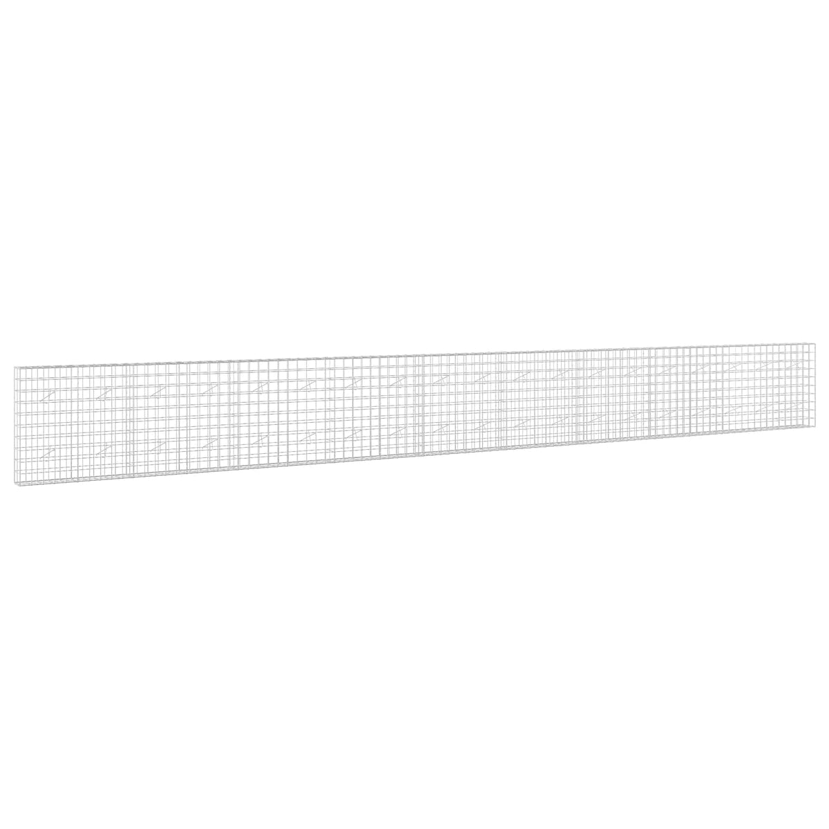 Gabion s žicom debljine 5 mm i mrežom 10x10 cm 950x20x100 cm