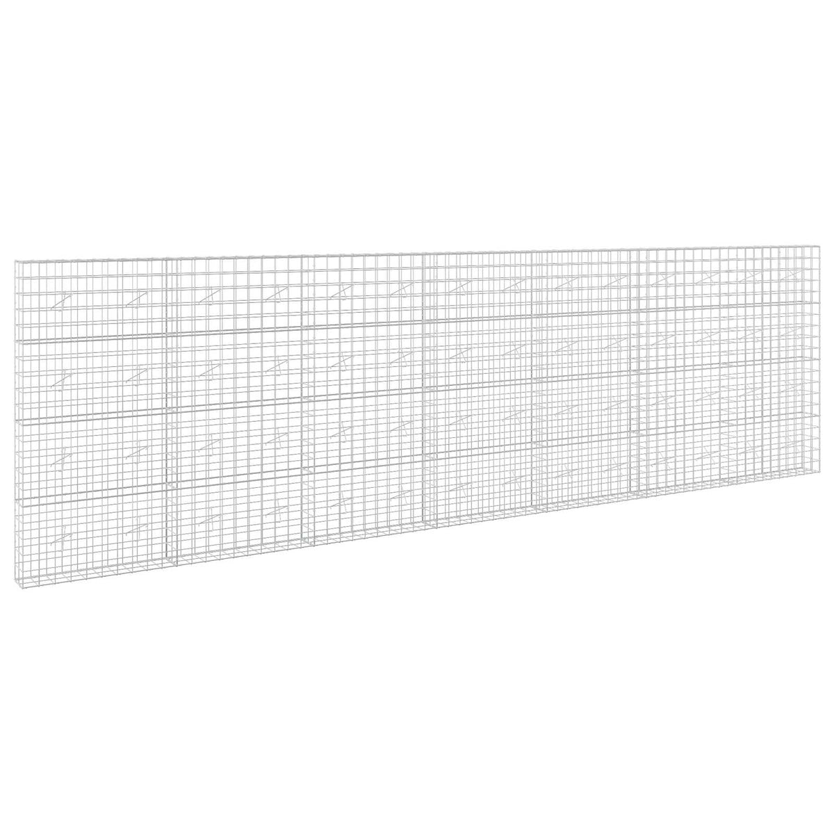 Gabion s žicom debljine 5 mm i mrežom 10x10 cm 700x20x200 cm