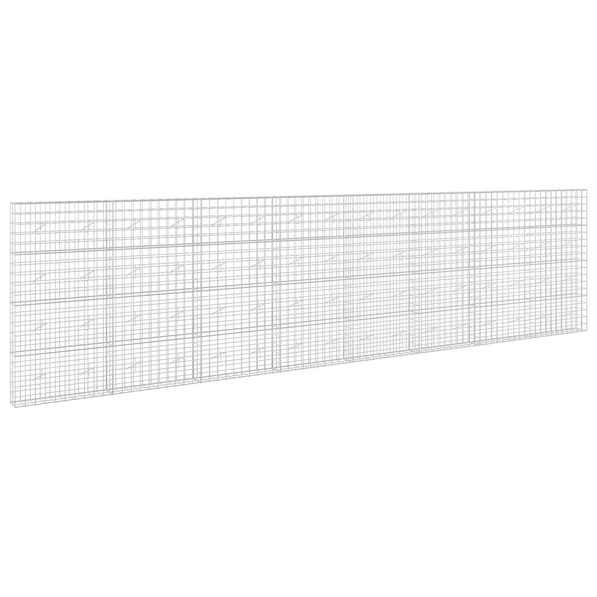 Gabion s žicom debljine 5 mm i mrežom 10x10 cm 800x20x200 cm