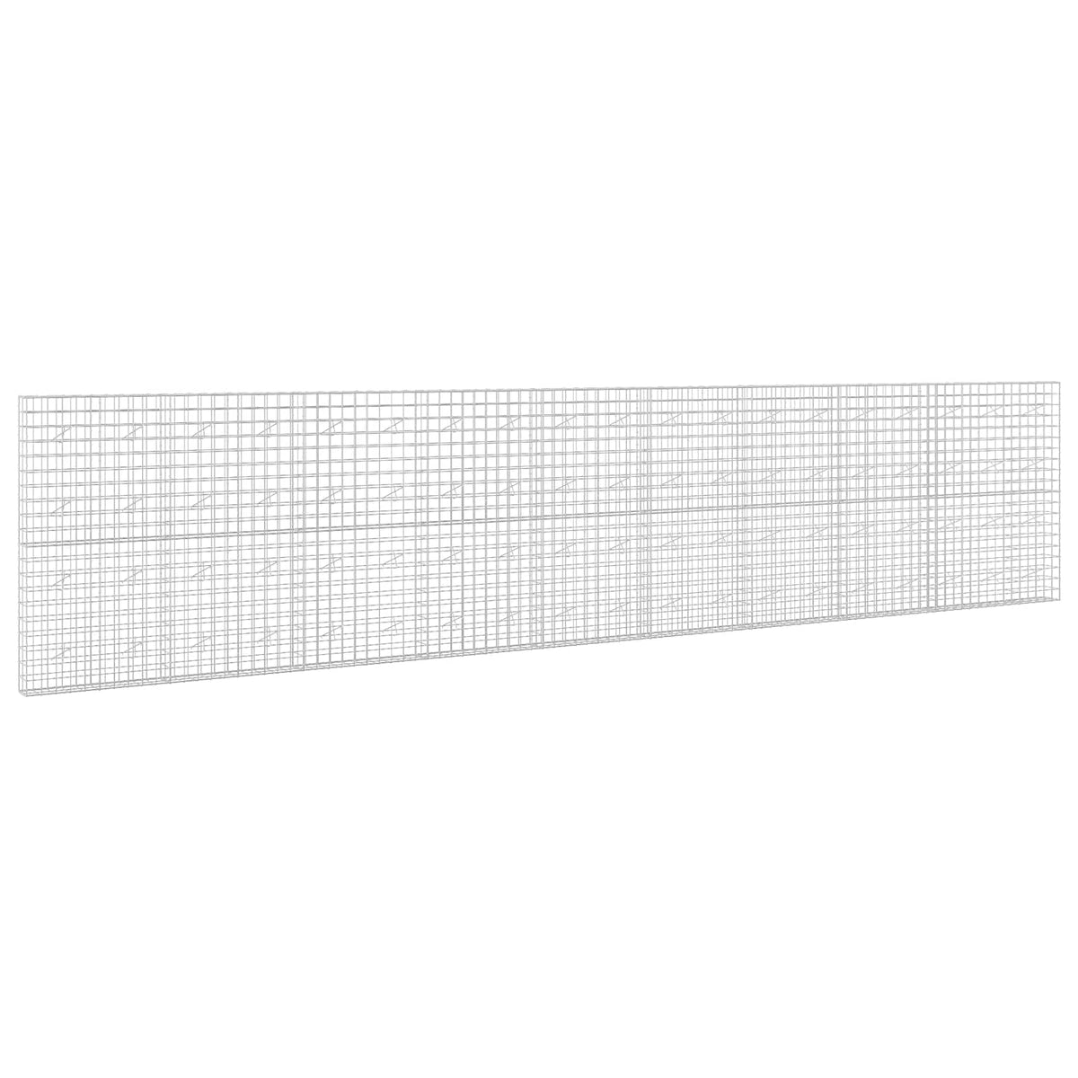 Gabion s žicom debljine 5 mm i mrežom 10x10 cm 950x20x200 cm