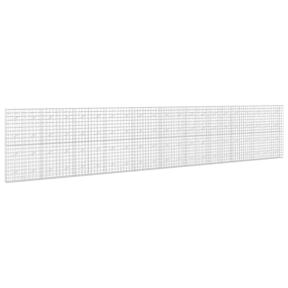 Gabion s žicom debljine 5 mm i mrežom 10x10 cm 1050x20x200 cm