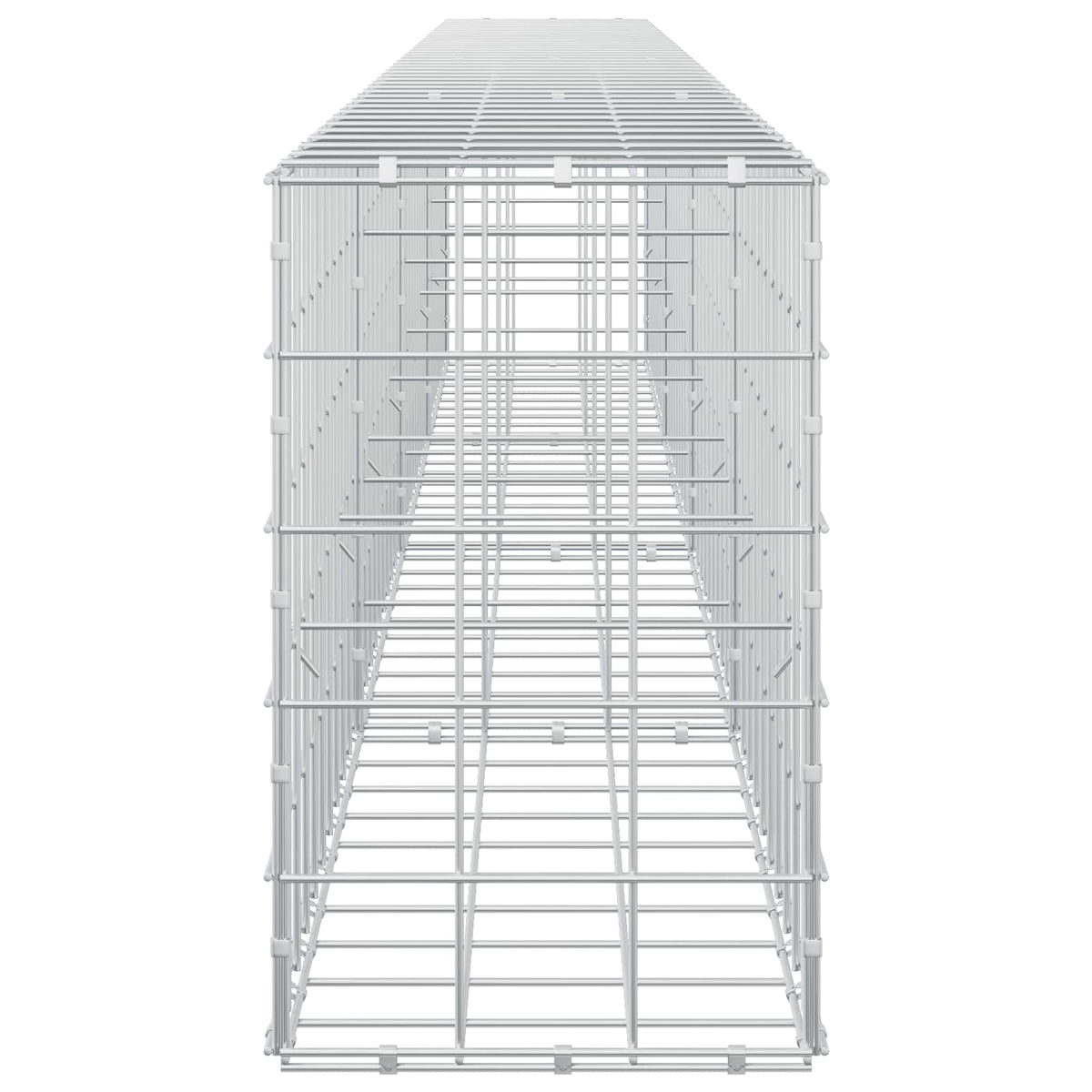 Gabion s žicom debljine 5 mm i mrežom 10x10 cm 400x30x50 cm