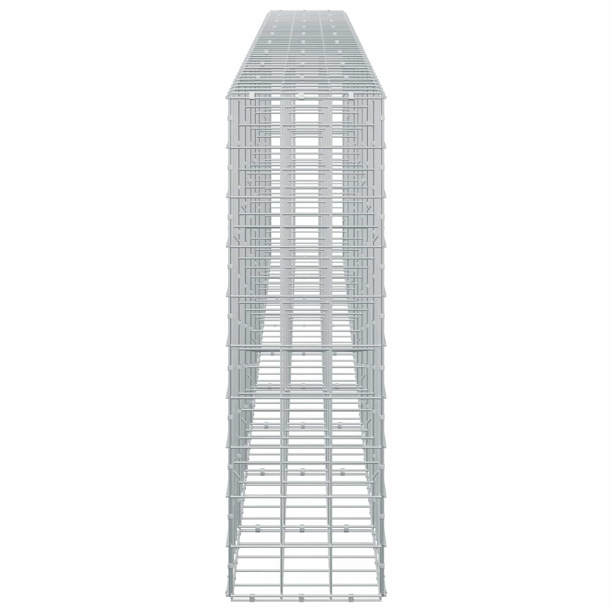 Gabion s žicom debljine 5 mm i mrežom 10x10 cm 450x30x100 cm