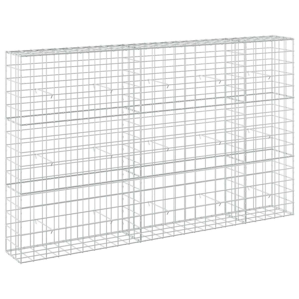 Gabion s žicom debljine 5 mm i mrežom 10x10 cm 250x30x150 cm