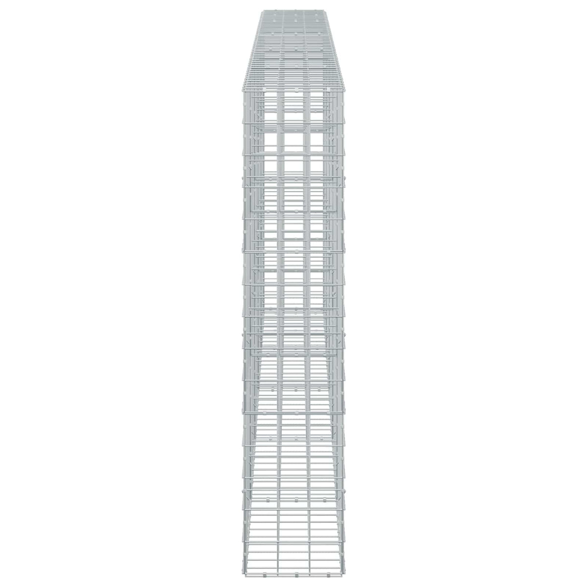 Gabion s žicom debljine 5 mm i mrežom 10x10 cm 500x30x150 cm