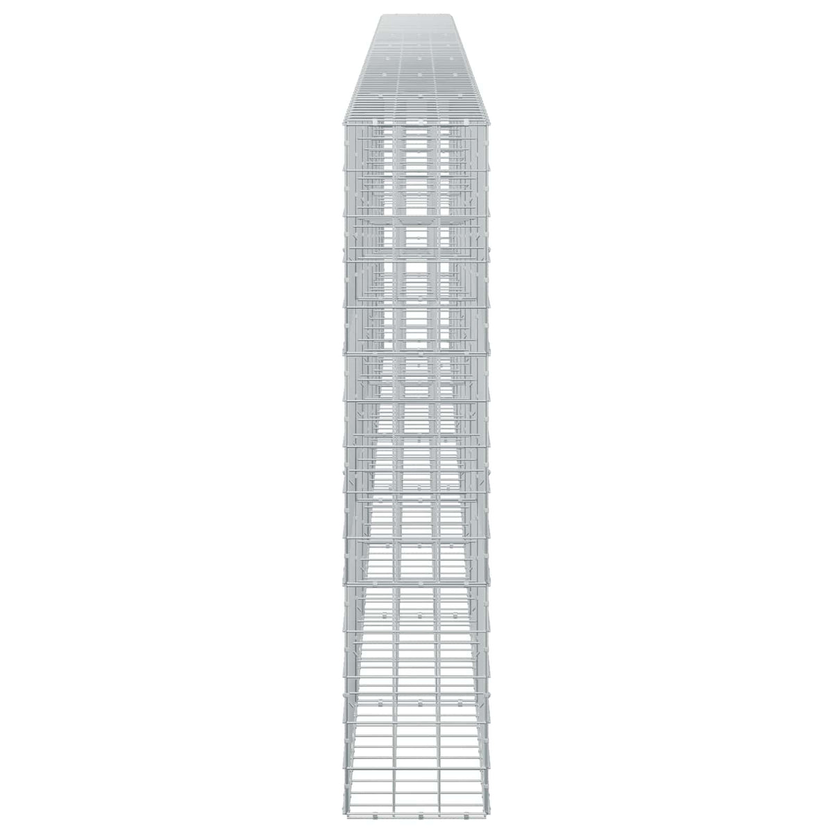Gabion s žicom debljine 5 mm i mrežom 10x10 cm 750x30x150 cm