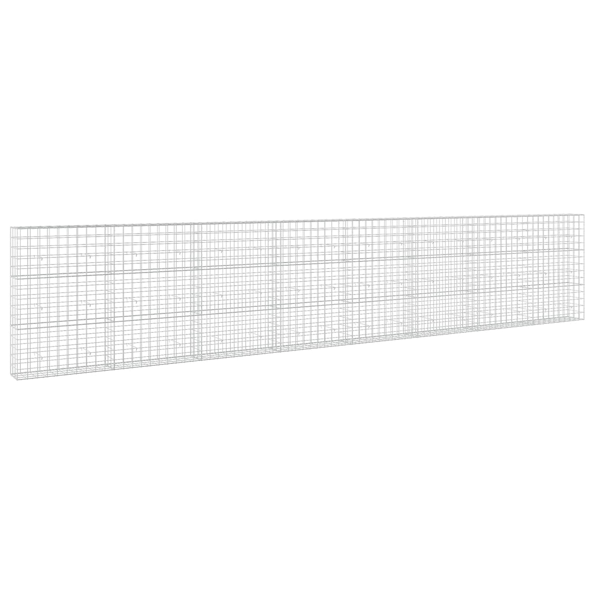 Gabion s žicom debljine 5 mm i mrežom 10x10 cm 800x30x150 cm